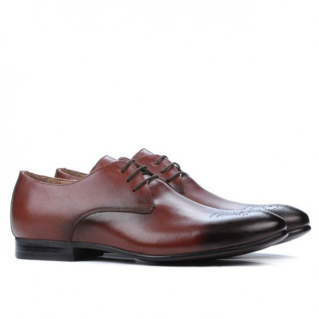 Elegante Herrenschuhe 828-1 in Braun