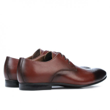 Elegante Herrenschuhe 828-1 in Braun