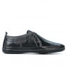 Herrenmokassins 865s schwarz+grau