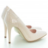 Damen elegante Schuhe 1230 hellrosa Lack