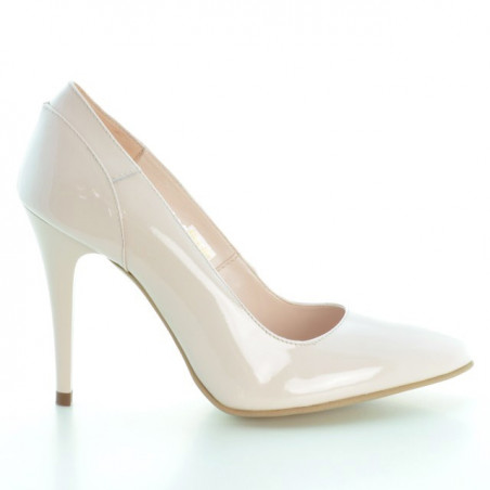 Damen elegante Schuhe 1230 hellrosa Lack