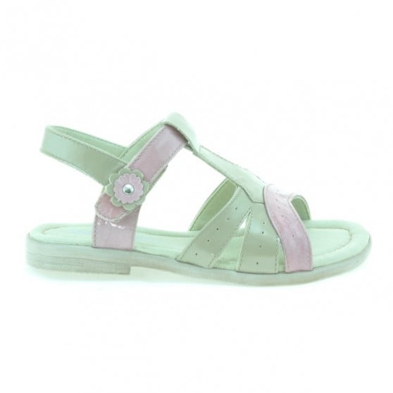 Kleinkinder-Sandalen 18c Lack beige+rosa Kleinkinder-Sandalen 18c Lack beige+rosa