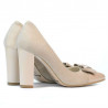 Elegante Damenschuhe 1262 Elfenbein Antilope kombiniert
