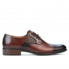 Elegante Herrenschuhe 837 in Dunkelbraun