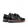 Kleinkinderschuhe 60c kombinierter schwarzer Lack01