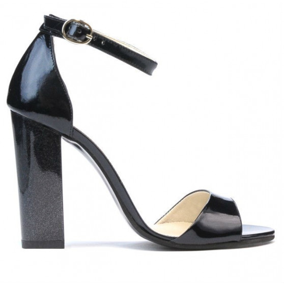 Damen Sandalen 1259 Lack Indigo Perlmutt Damen Sandalen 1259 Lack Indigo Perlmutt