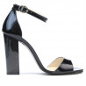 Damen Sandalen 1259 Lack Indigo Perlmutt