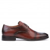 Elegante Herrenschuhe 822 in Cognac 