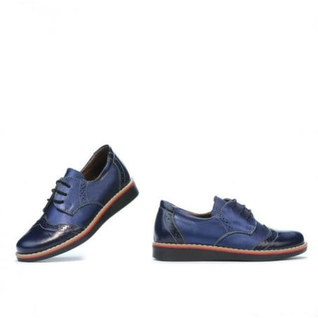Kleinkinderschuhe 60c Lack Indigo kombiniert01