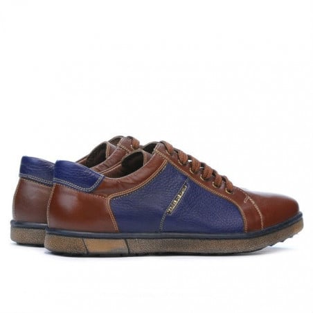 Herren-Sneaker 849 Braun+Indigo
