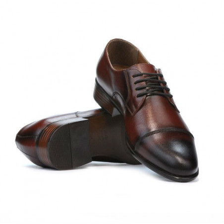 Elegante Herrenschuhe 838 in Dunkelbraun