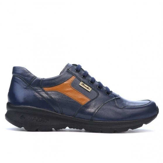 Herrensneaker 827 indigo+braun Herrensneaker 827 indigo+braun