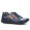 Herrensneaker 827 indigo+braun