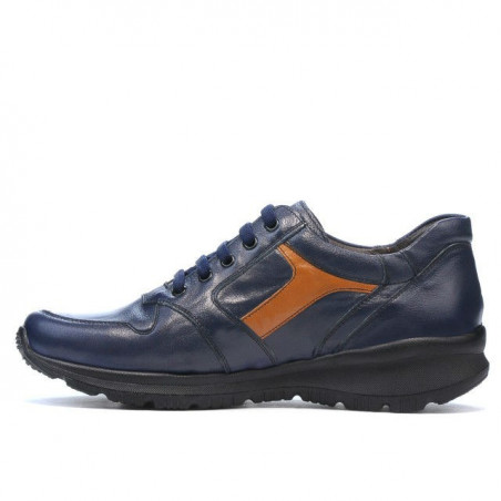 Herrensneaker 827 indigo+braun