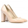 Elegante Damenschuhe 1261 Lack Elfenbein