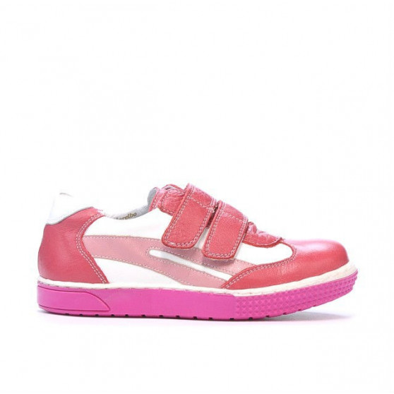 Kleinkinderschuhe 16-2c rosa+weiß Kleinkinderschuhe 16-2c rosa+weiß