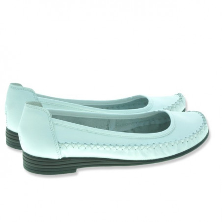 Damen-Ballerinas 190 weiß