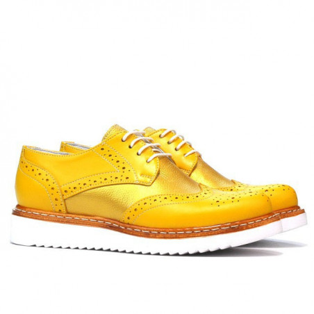Damen Freizeitschuhe 663-1 kombiniert gelb