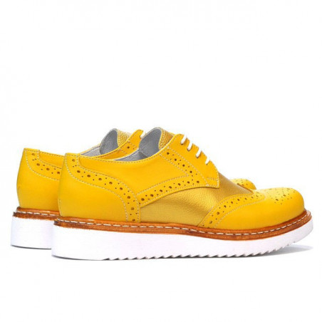 Damen Freizeitschuhe 663-1 kombiniert gelb