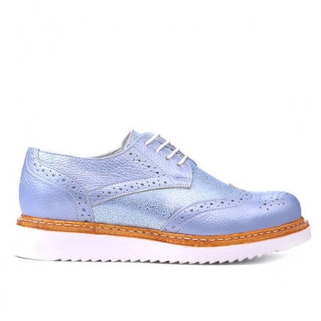 Damen Freizeitschuhe 663-1 Perlblau kombiniert