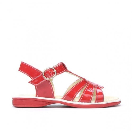 Kleinkind Sandalen 53-1c roter Lack Kleinkind Sandalen 53-1c roter Lack