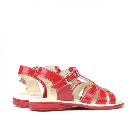 Kleinkind Sandalen 53-1c roter Lack