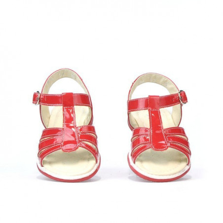 Kleinkind Sandalen 53-1c roter Lack