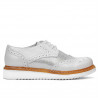 Damen Freizeitschuhe 663-1 Perlmutt weiß kombiniert