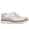 Damen Freizeitschuhe 663-1 Perlmutt weiß kombiniert