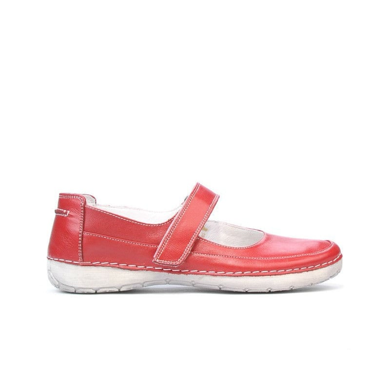 Damenmokassins 685 rot