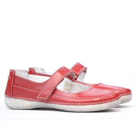 Damenmokassins 685 rot