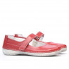 Damenmokassins 685 rot