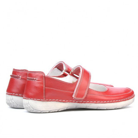 Damenmokassins 685 rot