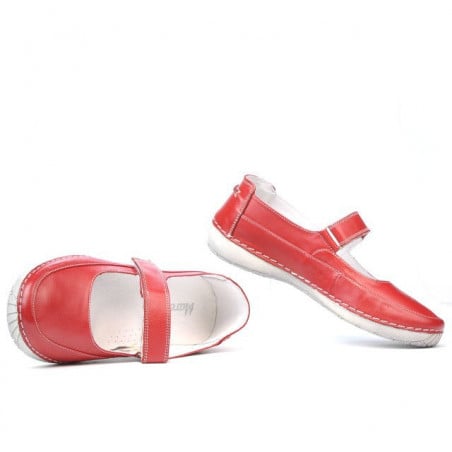 Damenmokassins 685 rot