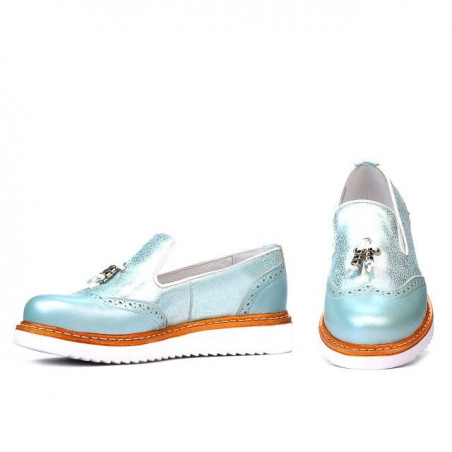 Damen Freizeitschuhe 659 türkis kombiniert