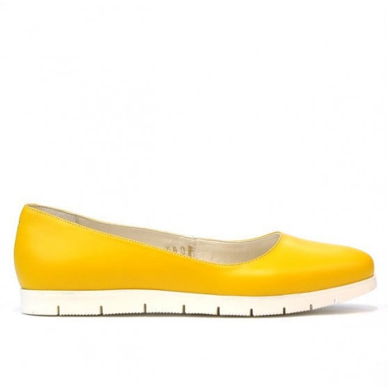 Damen-Ballerinas 677-1 Gelb Damen-Ballerinas 677-1 Gelb