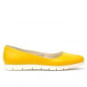 Damen-Ballerinas 677-1 Gelb