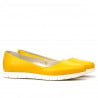 Damen-Ballerinas 677-1 Gelb