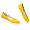 Damen-Ballerinas 677-1 Gelb