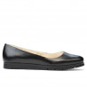 Damen Ballerinas 677-1 schwarz