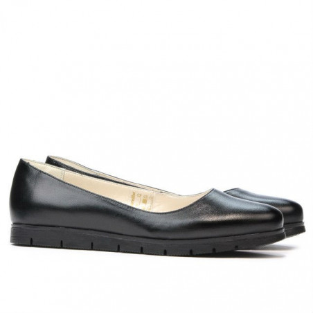 Damen Ballerinas 677-1 schwarz