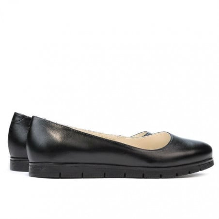 Damen Ballerinas 677-1 schwarz