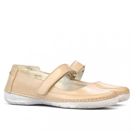 Damen-Mokassins 685 beige