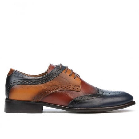 Casual / elegante Herrenschuhe 874 Indigo+Braun
