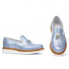 Damen Freizeitschuhe 659 perlmutt blau kombiniert