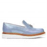 Damen Freizeitschuhe 659 perlmutt blau kombiniert