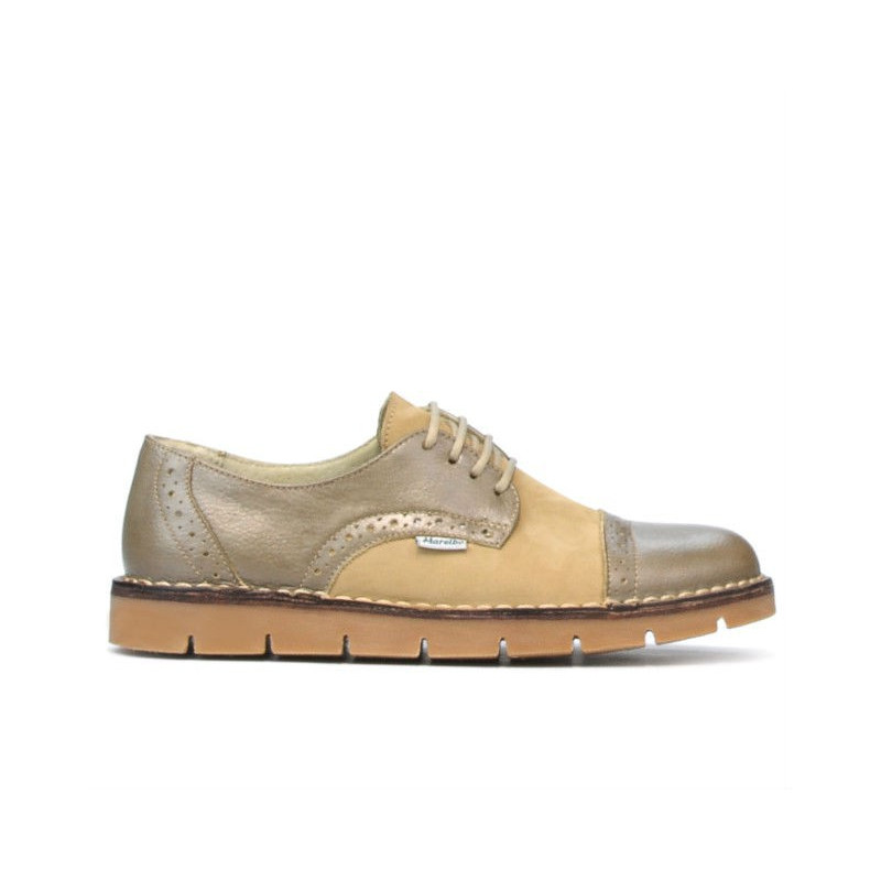 Damen-Casual-Schuhe 7001-1 Sand kombiniert
