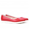 Damen Ballerinas 677-1 rot