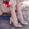 Elegante Damenschuhe 1262 Elfenbein Antilope kombiniert lifestyle