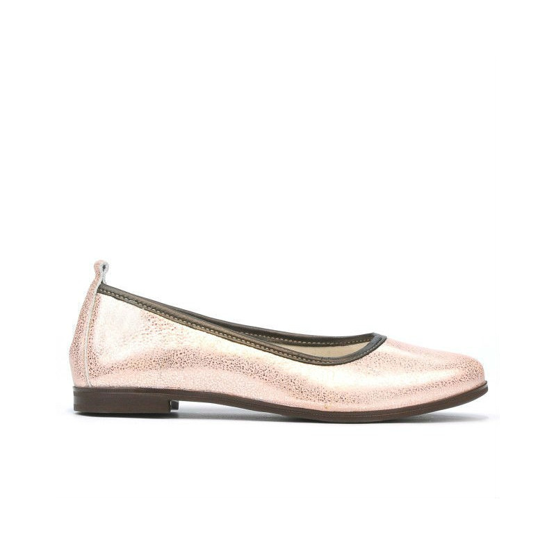 Damen-Ballerinas 687 Puder-Perlmutt